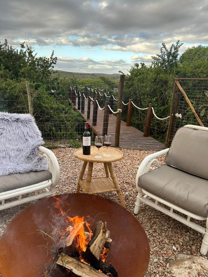 Ostrich Cottage At Les Wings Private Game Farm Groot-Jongensfontein Bagian luar foto